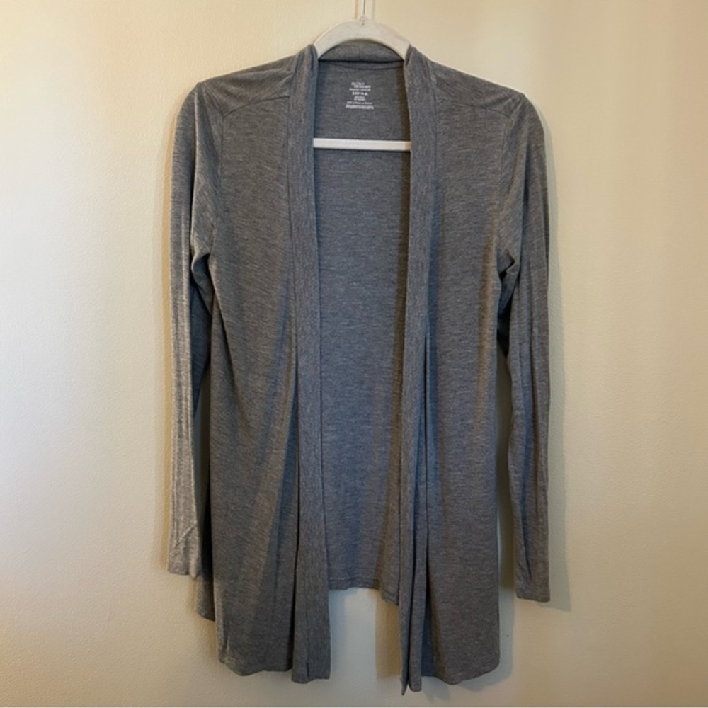 Gray Open Front Cardigan, secret treasures size Small